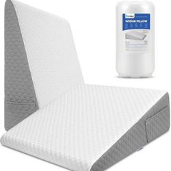 Forias 7.5" Wedge Pillow for Sleeping Bed Wedge Pillow for Triangle Elevated Pillow
