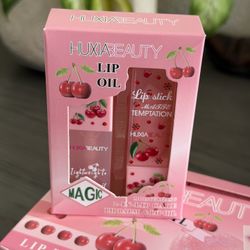 Cherry Lip Balm & Lip Oil Duo
