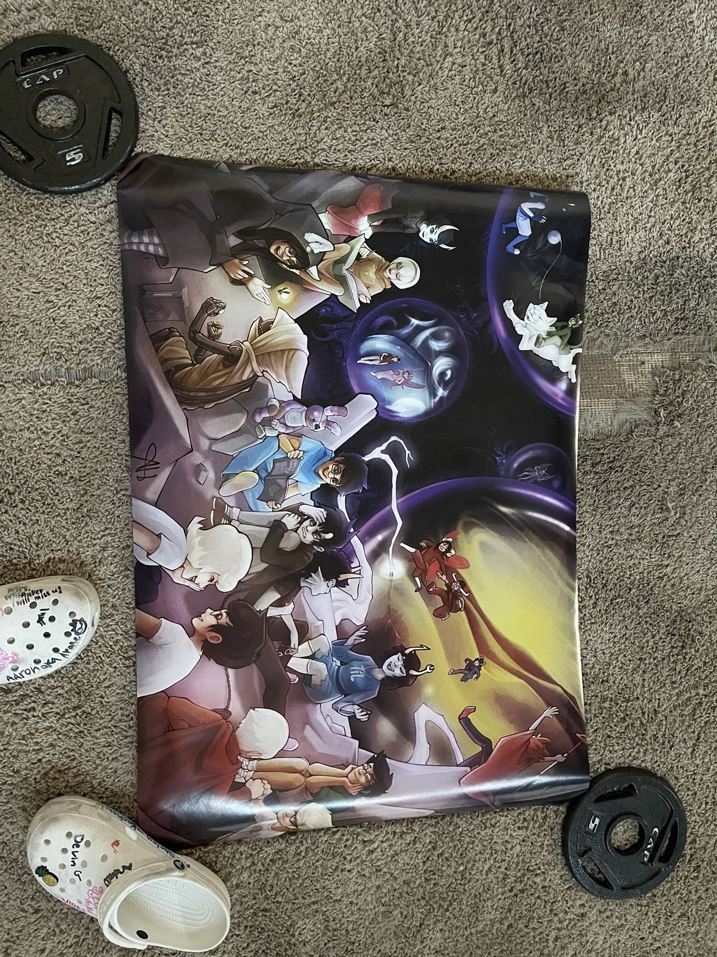 Homestuck Kickstarter poster (Signed by Andrew Hussie)