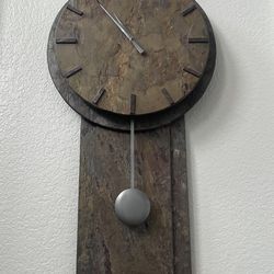Natural stone, large art wall clock…