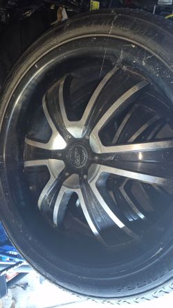 24" Rims with tires