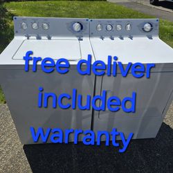 30 Days Warranty (Ge Washer And Electric Dryer) I Can Help You With Free Delivery Within 10 Miles Distance 
