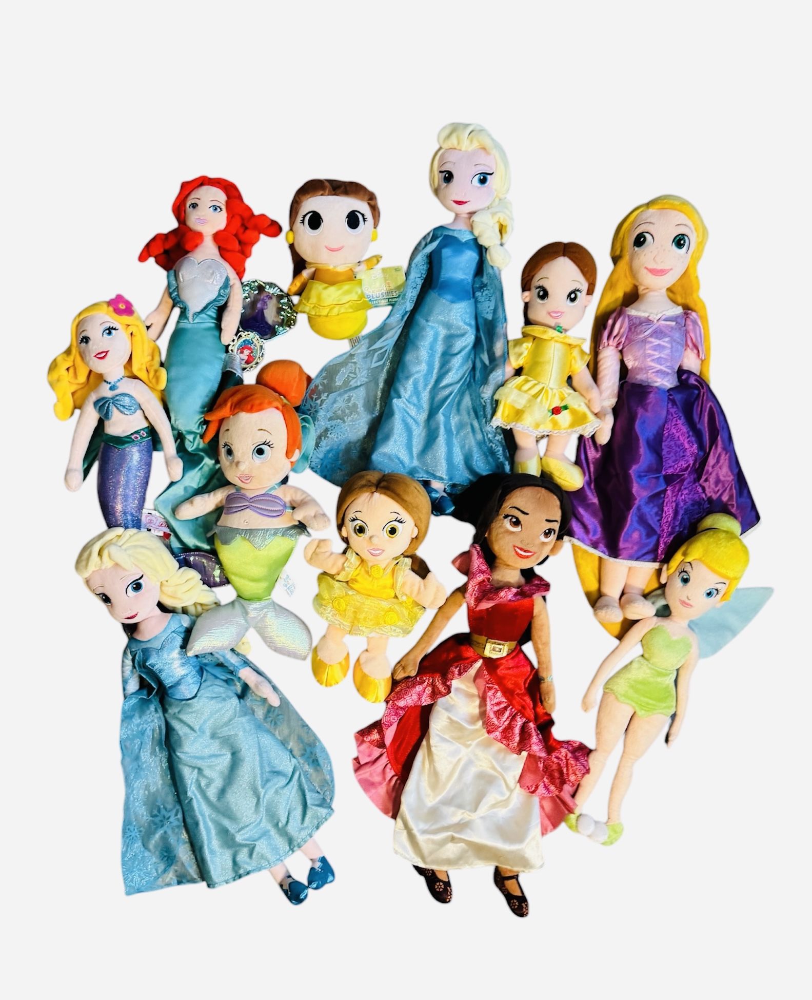 Disney Princess plush lot (11)