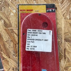Jet Dado Insert For Table Saw