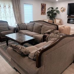 Ashley Stanmore living room set featuring a sofa, armchair