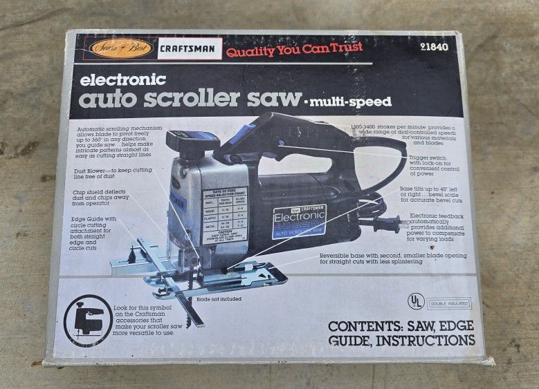 Sears Craftsman Automatic Scroll Saw