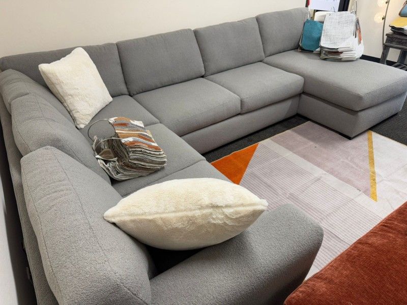 Gray Sectional Sofa $10 Down Payment And Financing Available