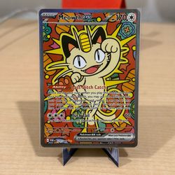 Meowth sir 121/088 perfect order Pokemon card