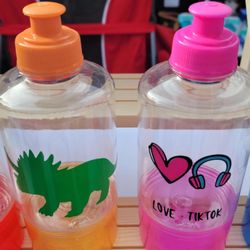 Kids Personalized Water Bottle/snack Cups