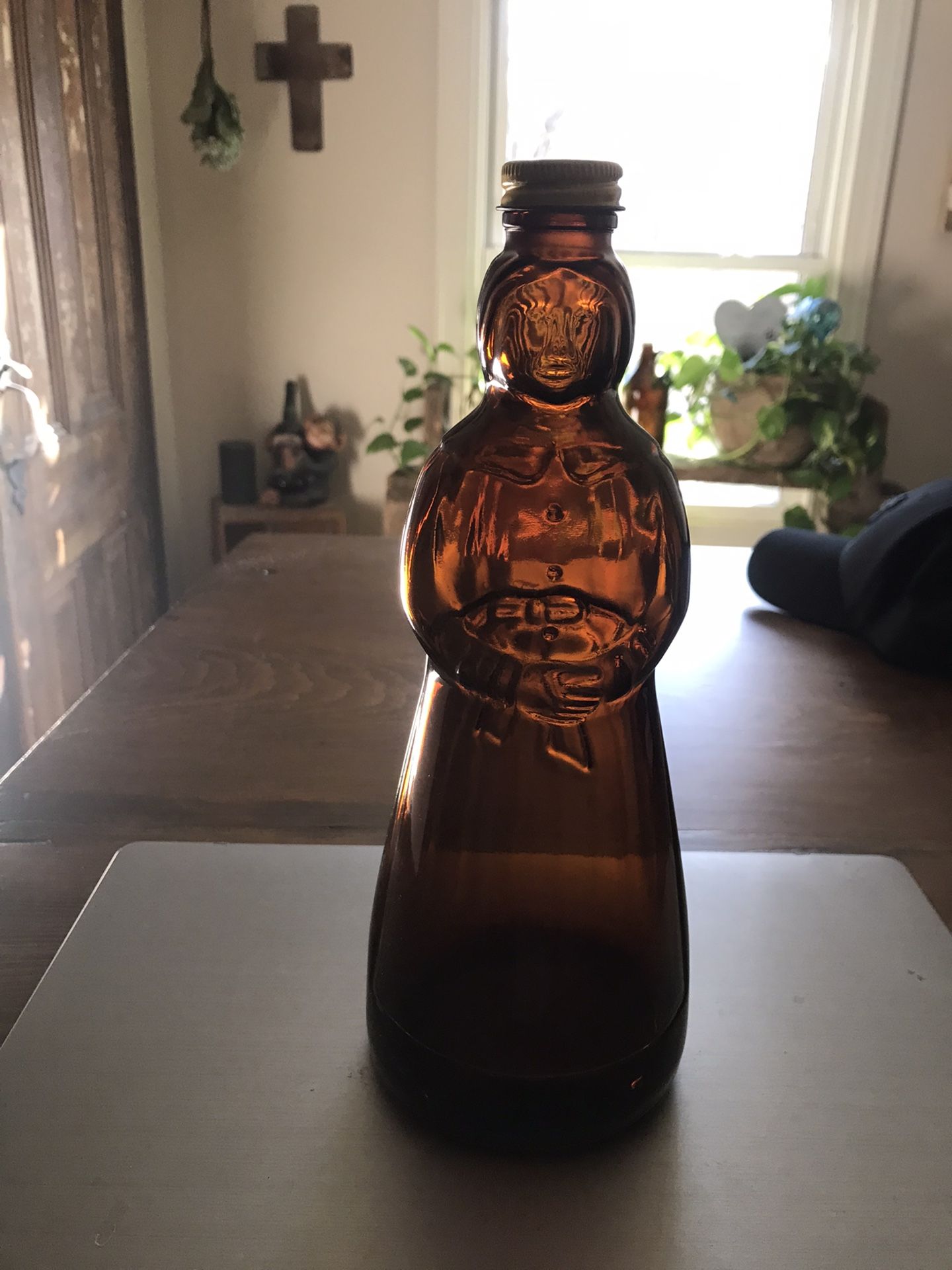 Antique Aunt Jemima Syrup Bottle 