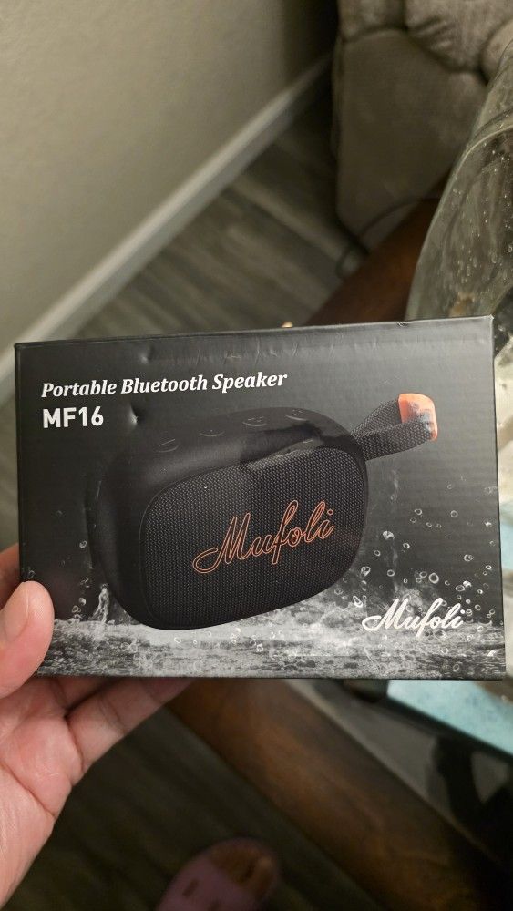 The MF16 Magnetic Speaker: Stick it anywhere and play all day.