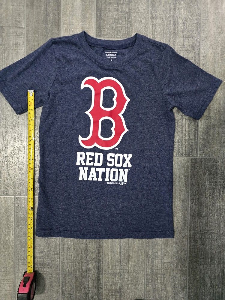 Genuine MLB Boys RedSox Nation Tshirt Size 8