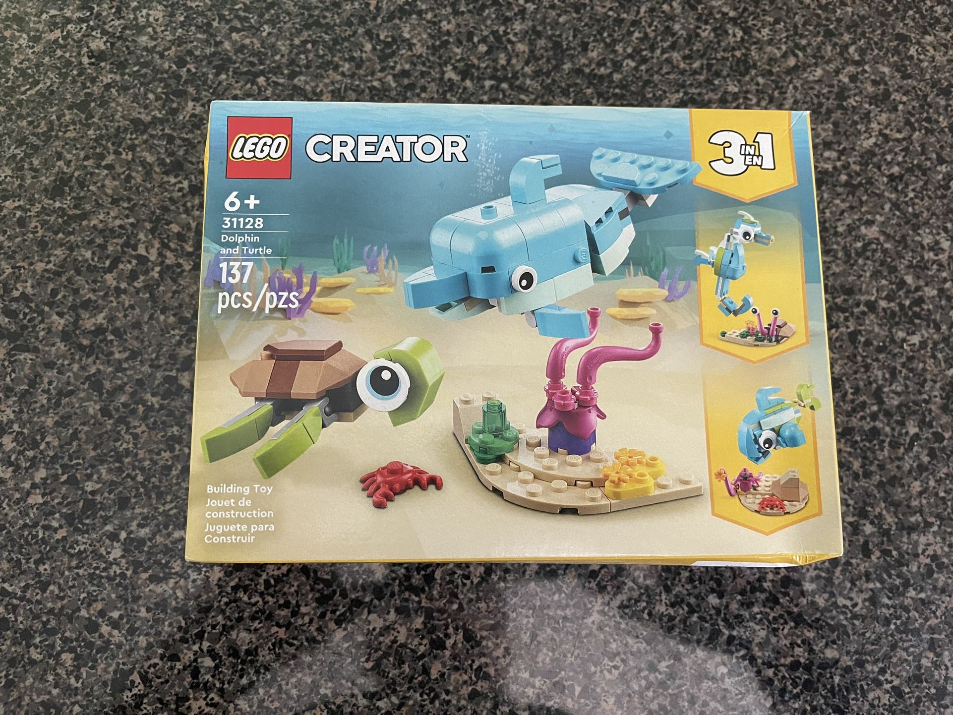 Lego Creator 31128 Sea Animals Dolphin Turtle