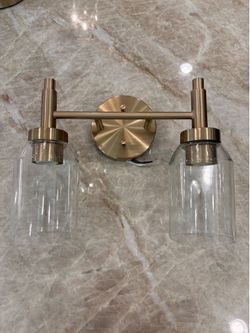 Kichler 2 Light Champagne Bronze Vanity Light (14 in)
