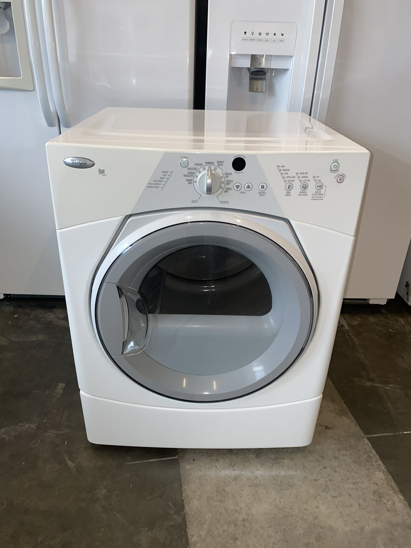 WHIRLPOOL SPORT STACKABLE ELECTRIC DRYER