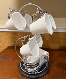 Cups with plates