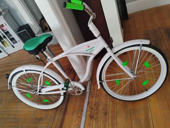 26 inch Heineken cruiser bike with upgrades