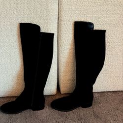 New Women’s Black Knee High Boots 