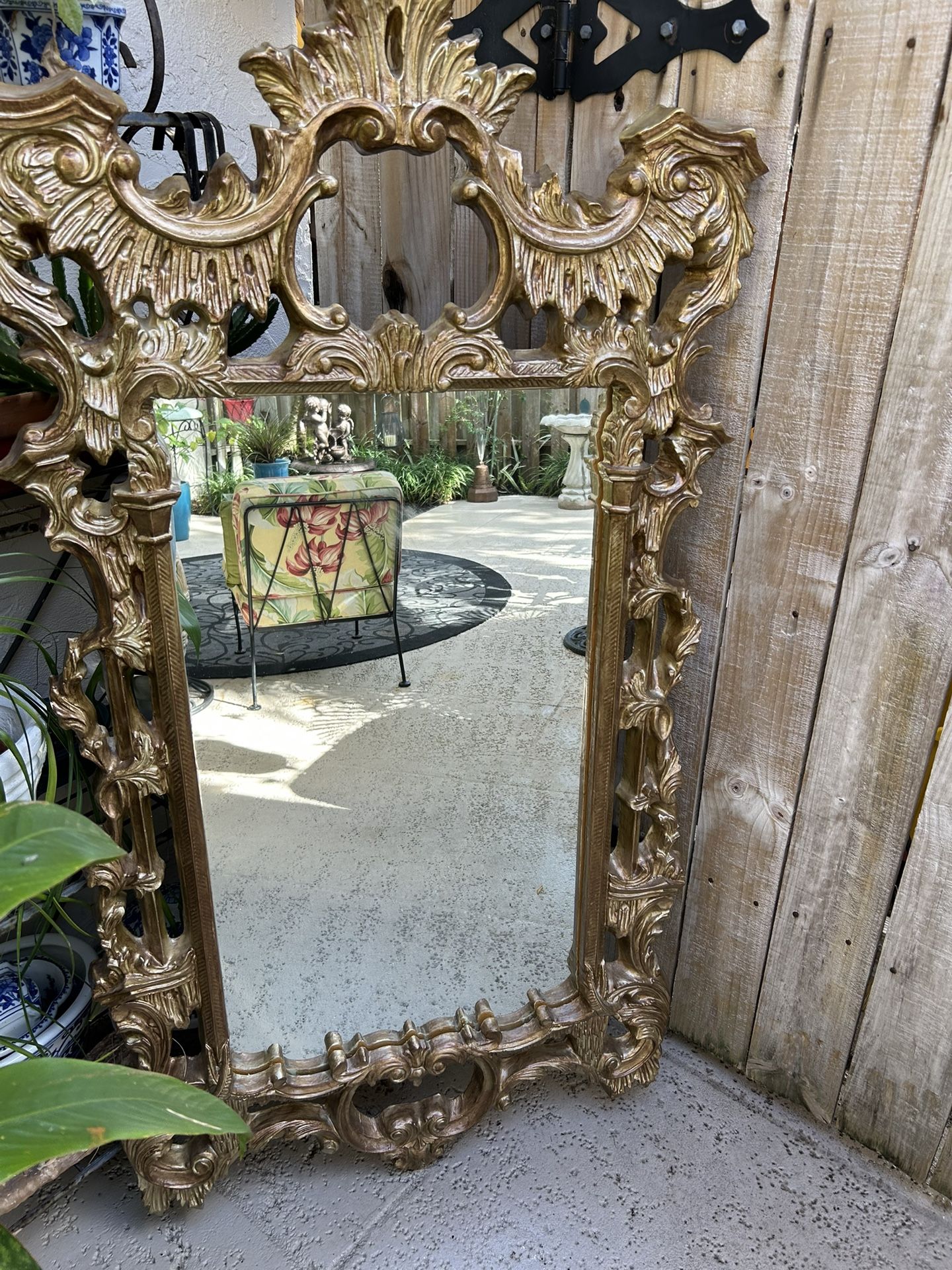 Rococo Italian Style Gilt  Mirror