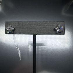 White Gold Diamond Earrings
