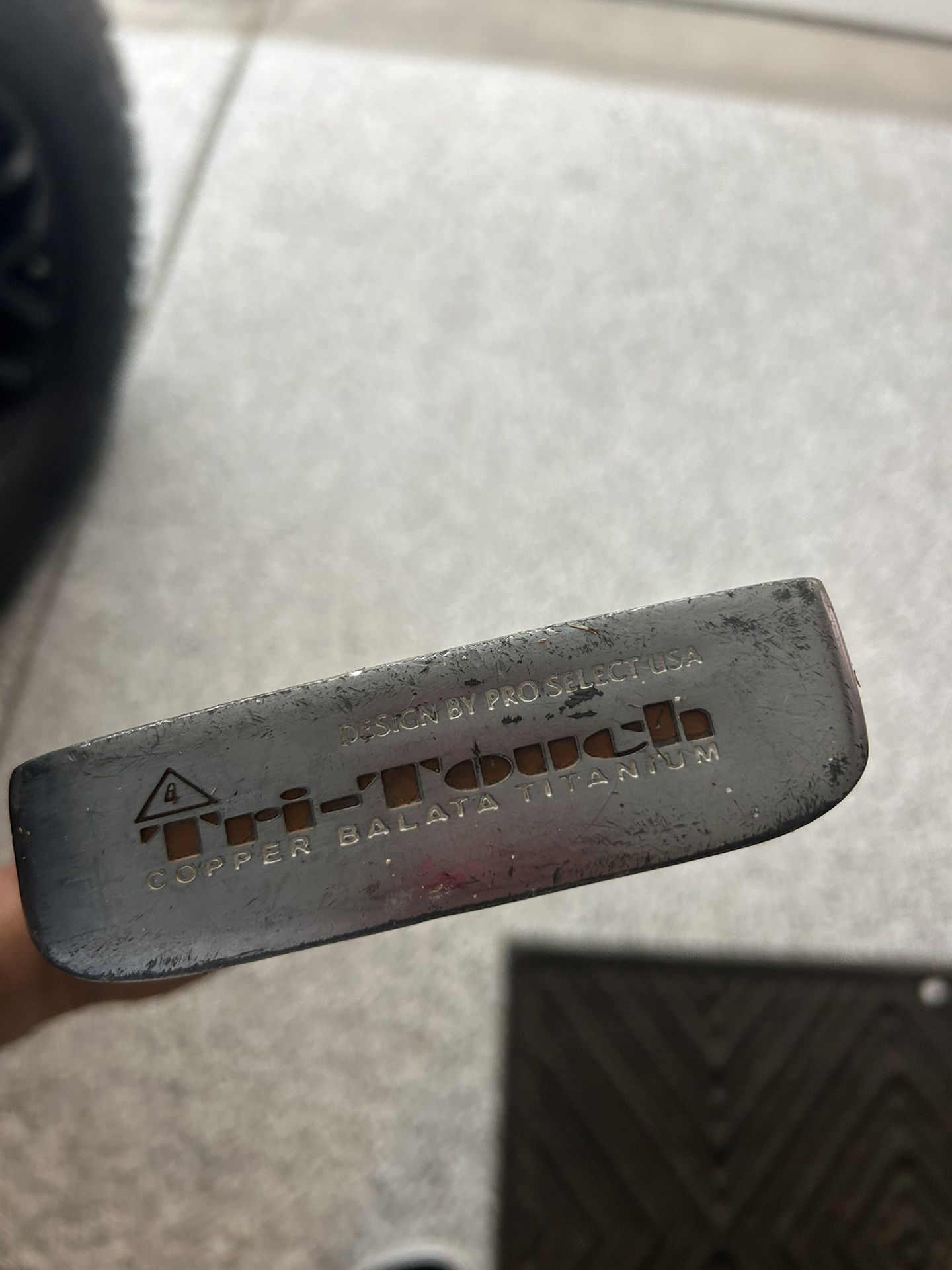 Pro Select Tri-Touch Copper Balata Titanium Putter Left Hand