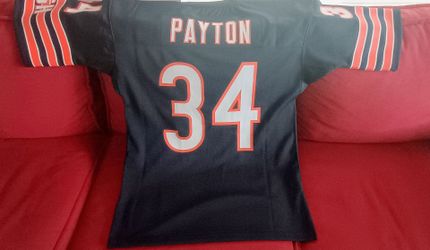 Brand New AUTHENTIC NFL Sealed WALTER PAYTON #34  Chicago Bears JERSEY SEE ALL PICTURES AND DESCRIPTION NEVER OPENED IN ORIGINAL PACKAGING SIZE LARGE
