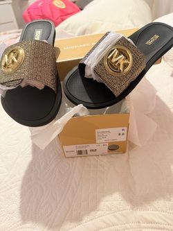 Women's MK Charm Slide