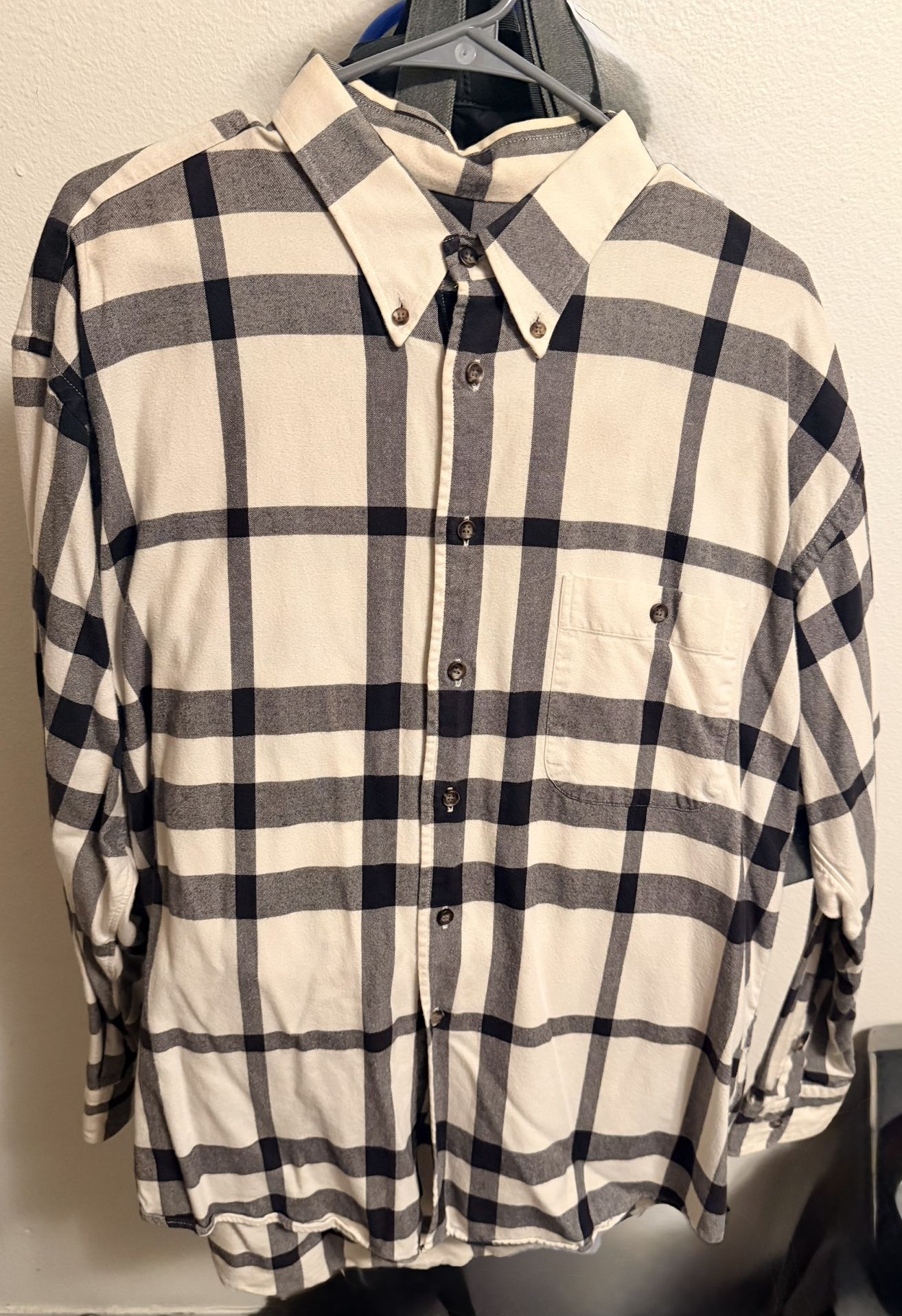Burberry London Long Sleeve Plaid Flannel