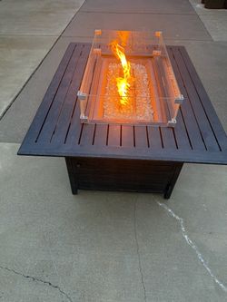 Propane fire pit