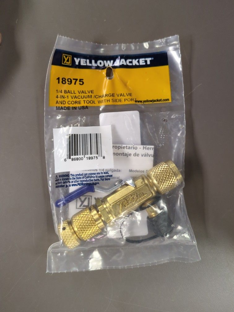 4-IN-1 Vacuum/Charge Valve and Core Tool
