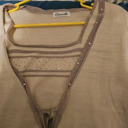 2 Piece Top And Sweater