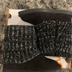 Black Toddler Boots Size 11