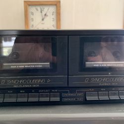 JVC Dual Cassette Deck - Model TD-W106
