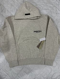 Cream White Essentials Hoodie
