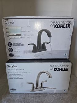 Kohler 4" 2-Handle  Bathroom Faucet $55 ea. Brand new (Price Is Firm)