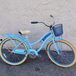 Women's Huffy Nel Lusso 26" Beach Cruiser Bike Bicicleta Basket 