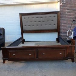 Ashley Furniture King Storage Bed