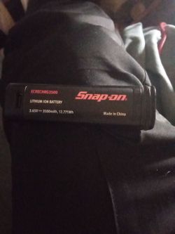 Snapon lithium ion battery