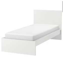 Ikea Malm Twin Size Bed with matress