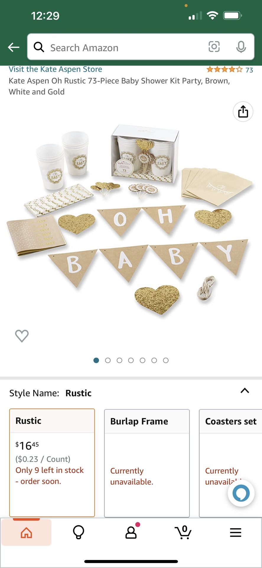 Baby Shower Party Kit