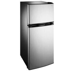Insignia 3.02 cu ft Mini Fridge w/ Top Freezer – Stainless Steel