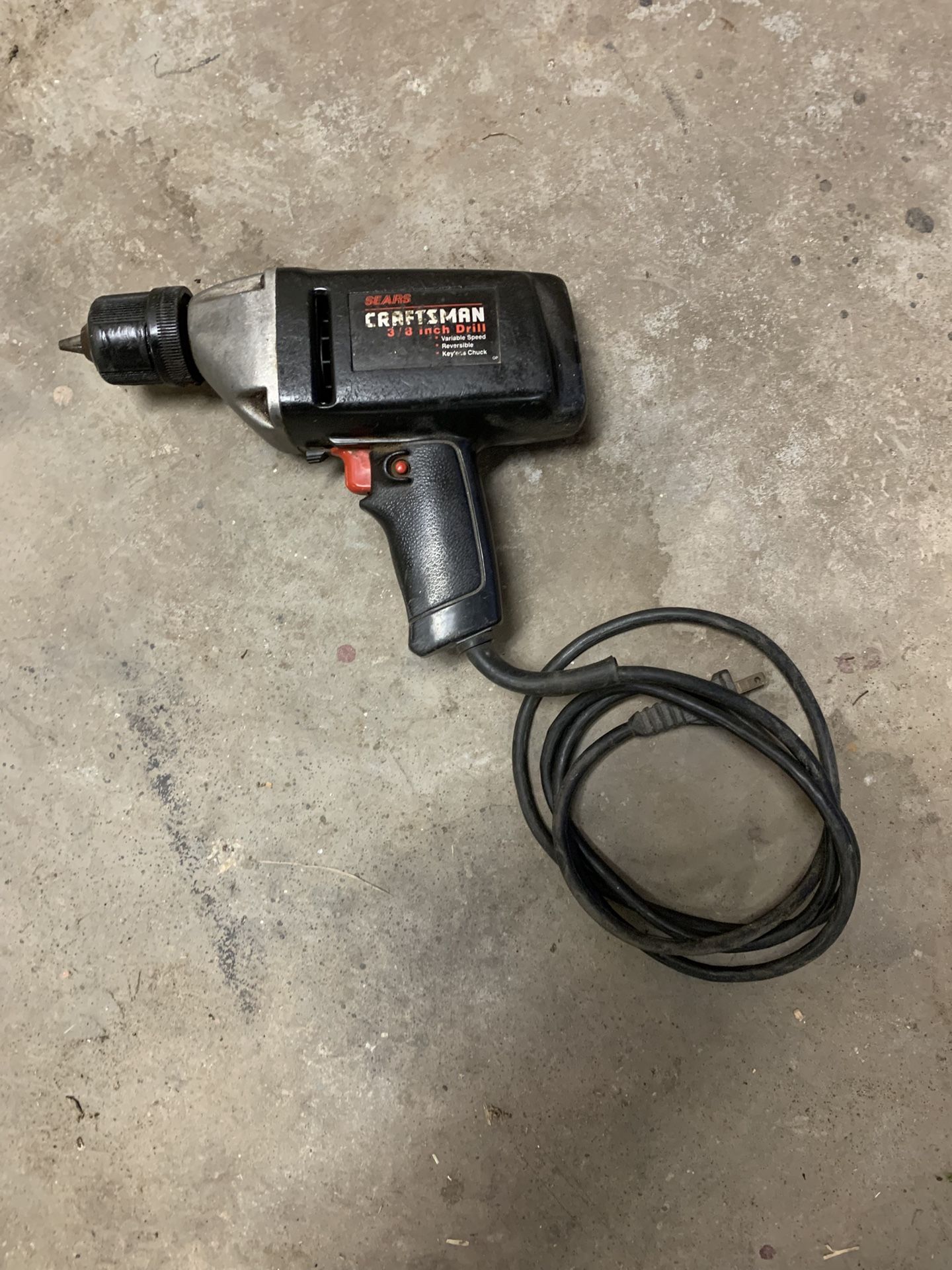 Sears/Craftsman heavy duty corded electric drill
