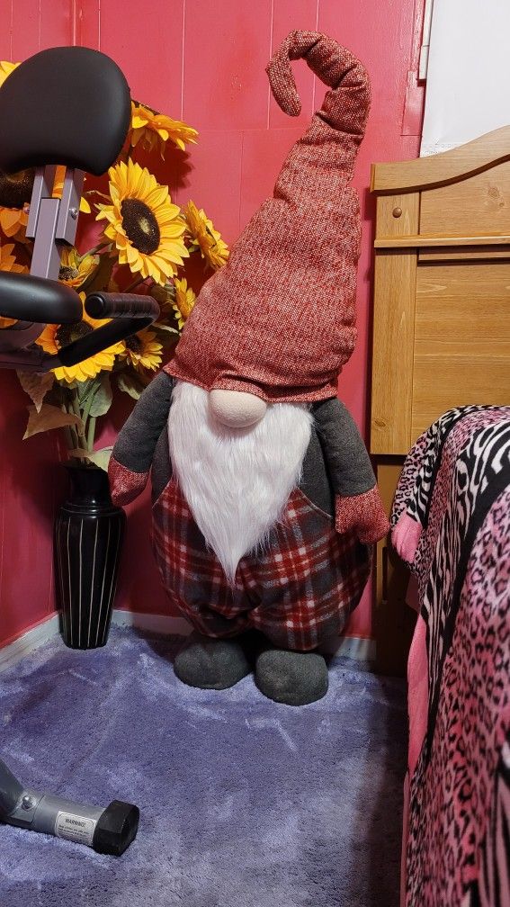 Plush New 63 Inch Tall Gnome
