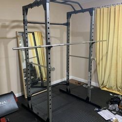 Like New Progear 800lb Cage (see Photos) & Fitness Gear 300 Lbs Olympic Set