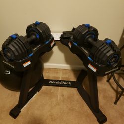 Adjustable Weights With Weight Stand