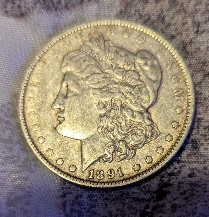 1891 Morgan Dollar New Orleans Mint