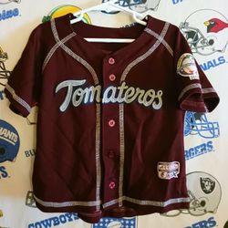2017 4T Baby Youth Toddlers Kids Culiacan De Tomateros Mexico Mexican Baseball Jersey