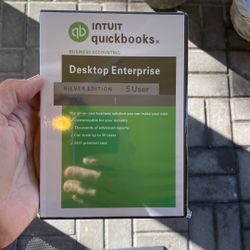 Intuit Quickbooks Desktop Enterprise 2024, Windows, Pc, Desktop, with license key, 5 Users