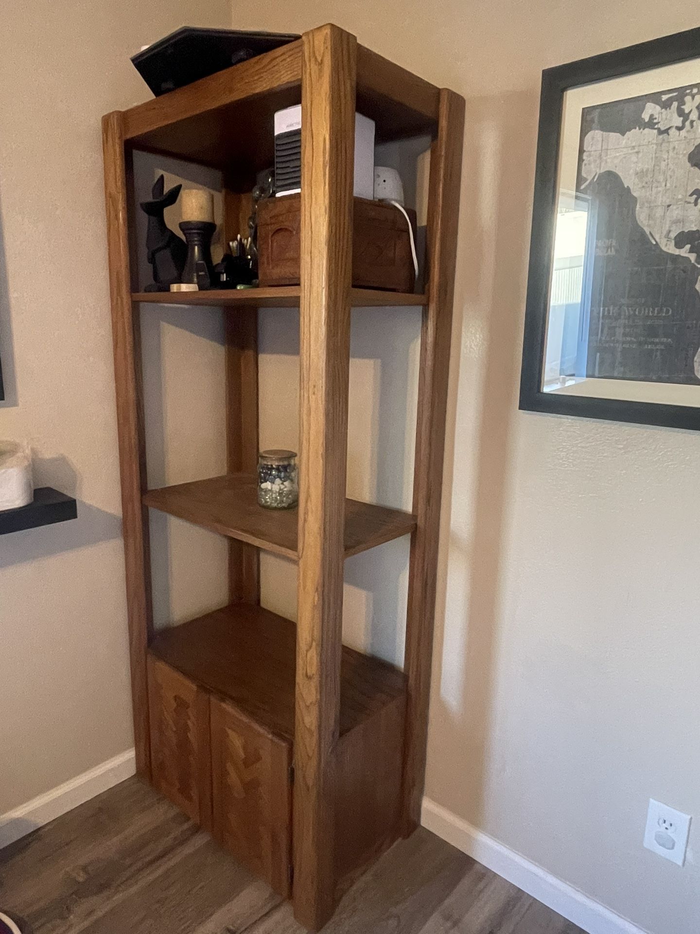 Shelf With Cabinet