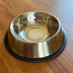 Stainless Steel Food Water Pet Dog Cat Bowl 15cm